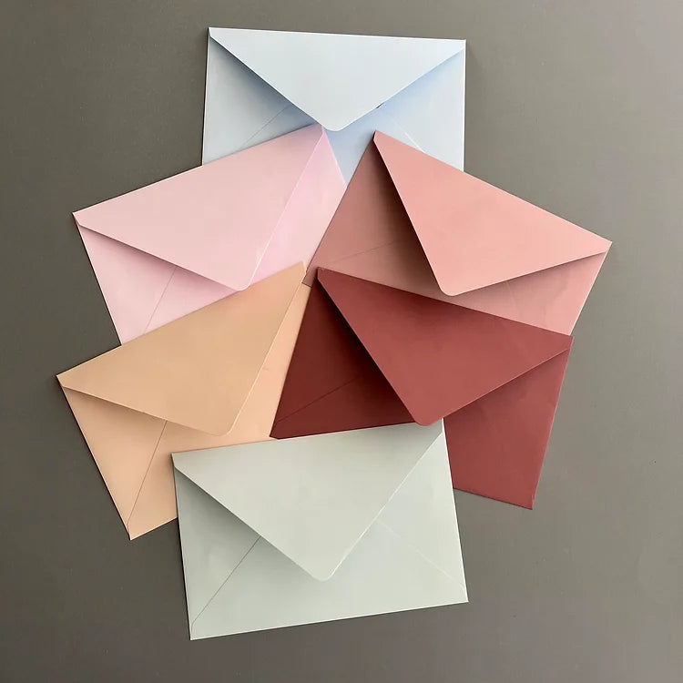 Pastel envelope set 1 - Oriandcalli
