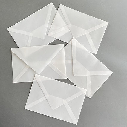 Translucent paper envelope set - Oriandcalli