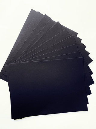 Linen texture Black Paper