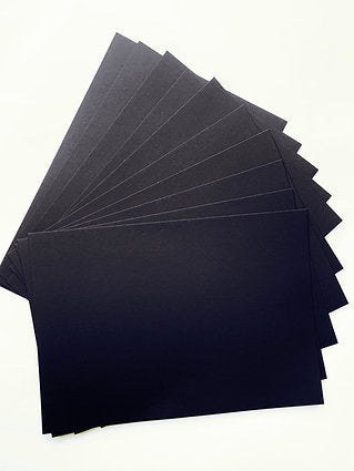 Linen texture Black Paper - Oriandcalli