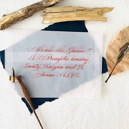 Translucent paper envelope set - Oriandcalli