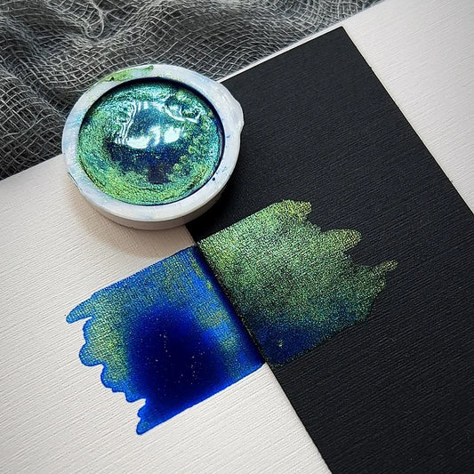 Multi Shaded Blue Green Shimmer - Oriandcalli