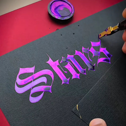 Extra Dark Purple ( Multi Shaded Pink Purple) - Oriandcalli