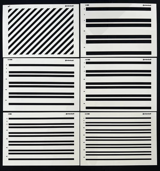 Gothic stencil set - Oriandcalli