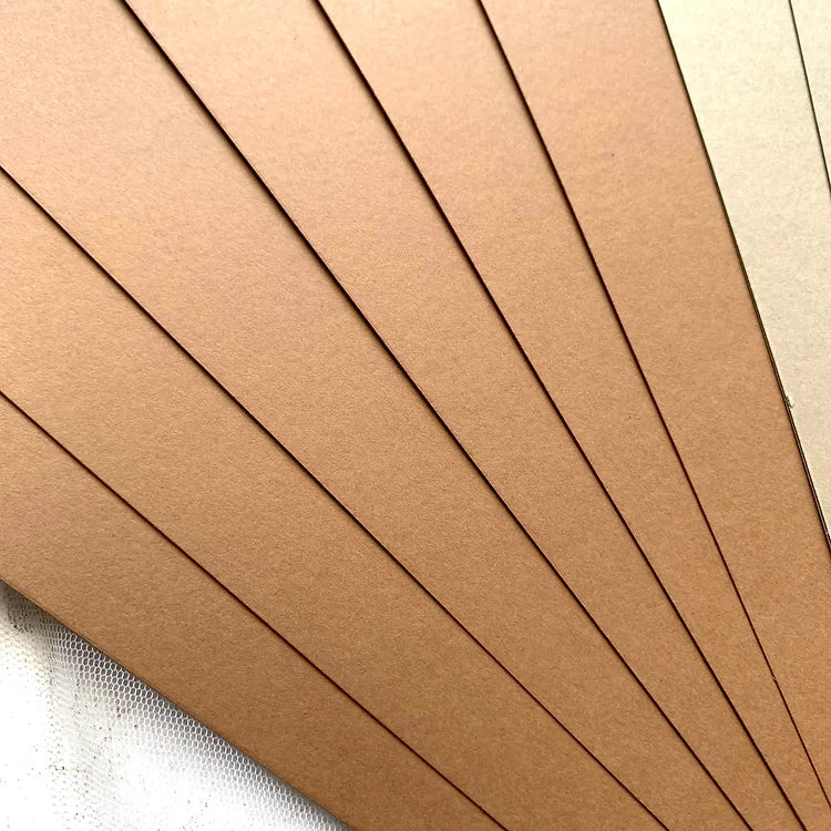 Sandy Brown & Beige Paper Set - Oriandcalli