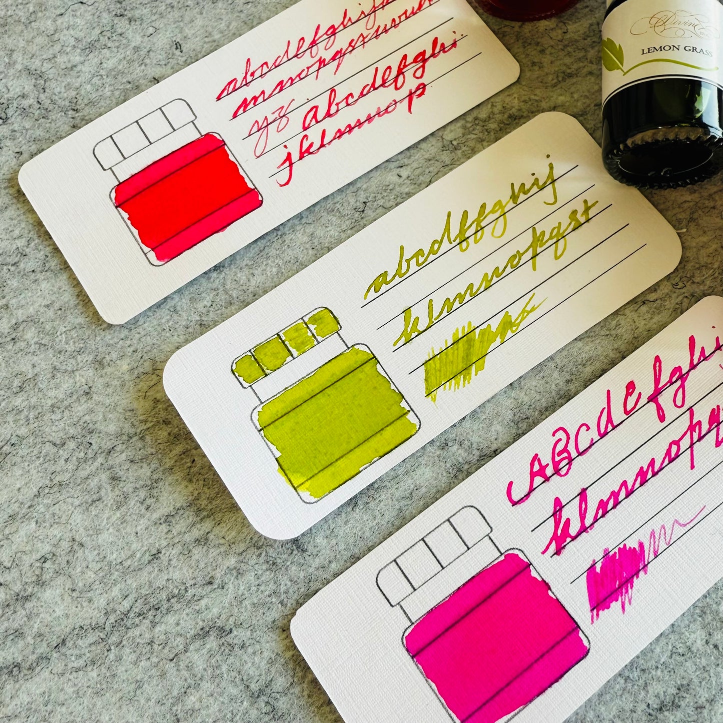 Dreaming ink samplers - Oriandcalli
