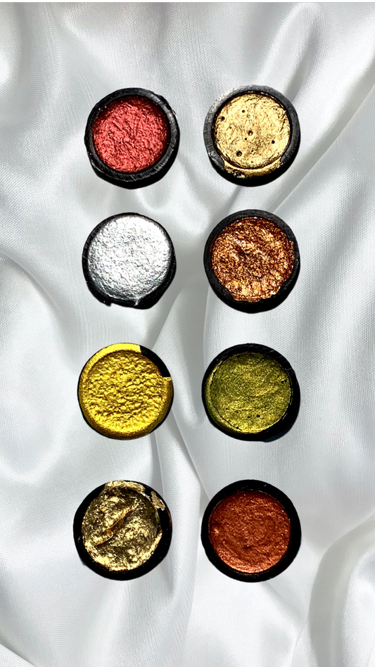 Vintage Metallic paint set - Oriandcalli
