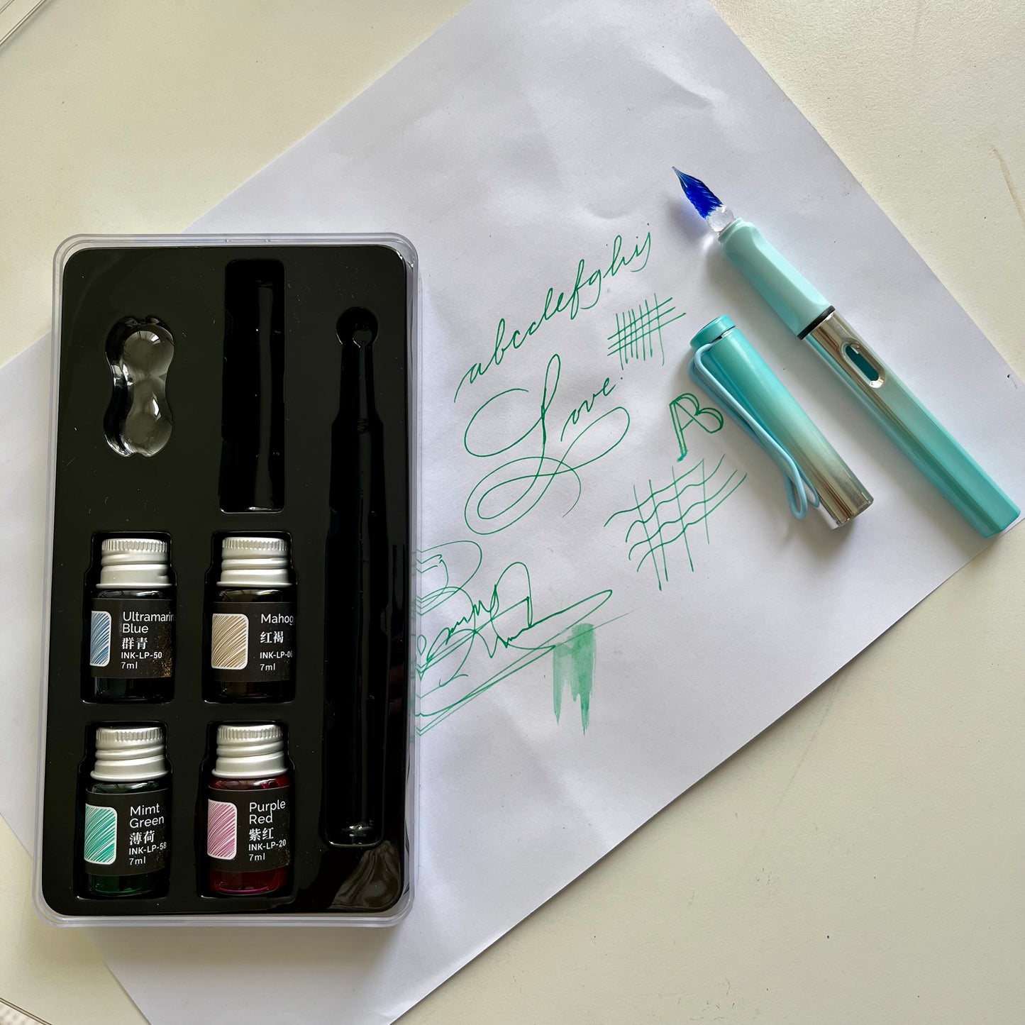 Glass pen set - Oriandcalli