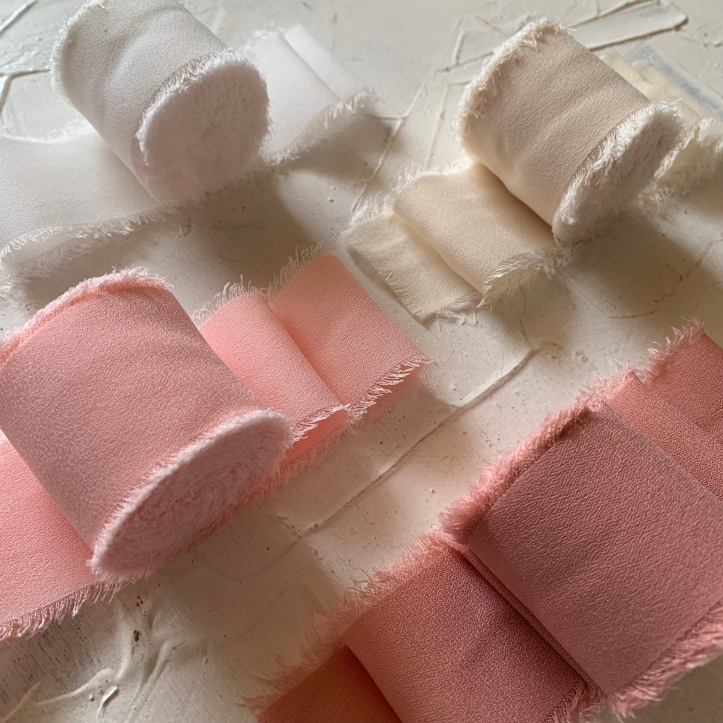 Chiffon Ribbon Full Set. ( 15 Shades) - Oriandcalli