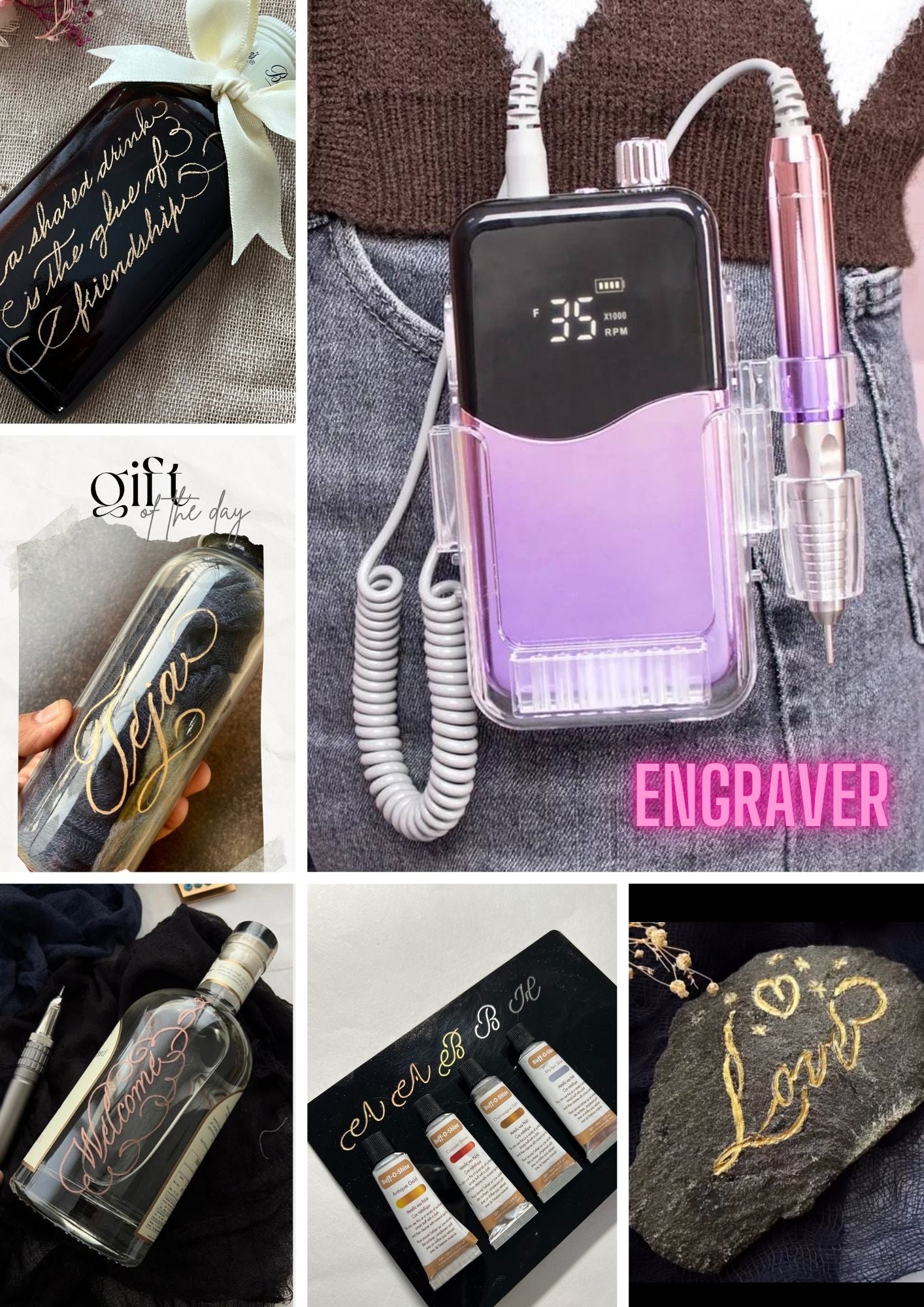 Engraver (Portable & Rechargeable) - Oriandcalli