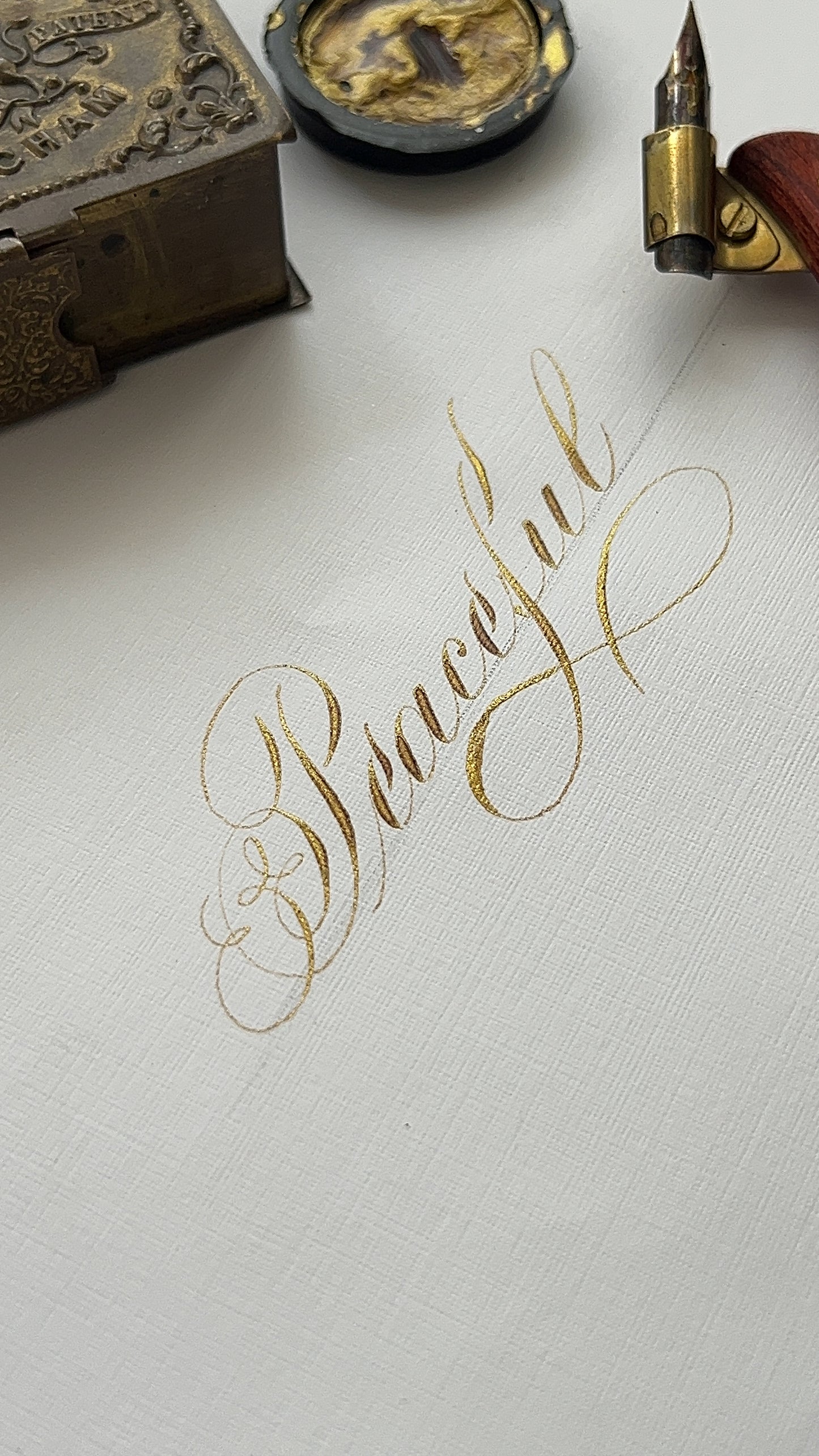 Walnut Gold Dust Ink - Oriandcalli