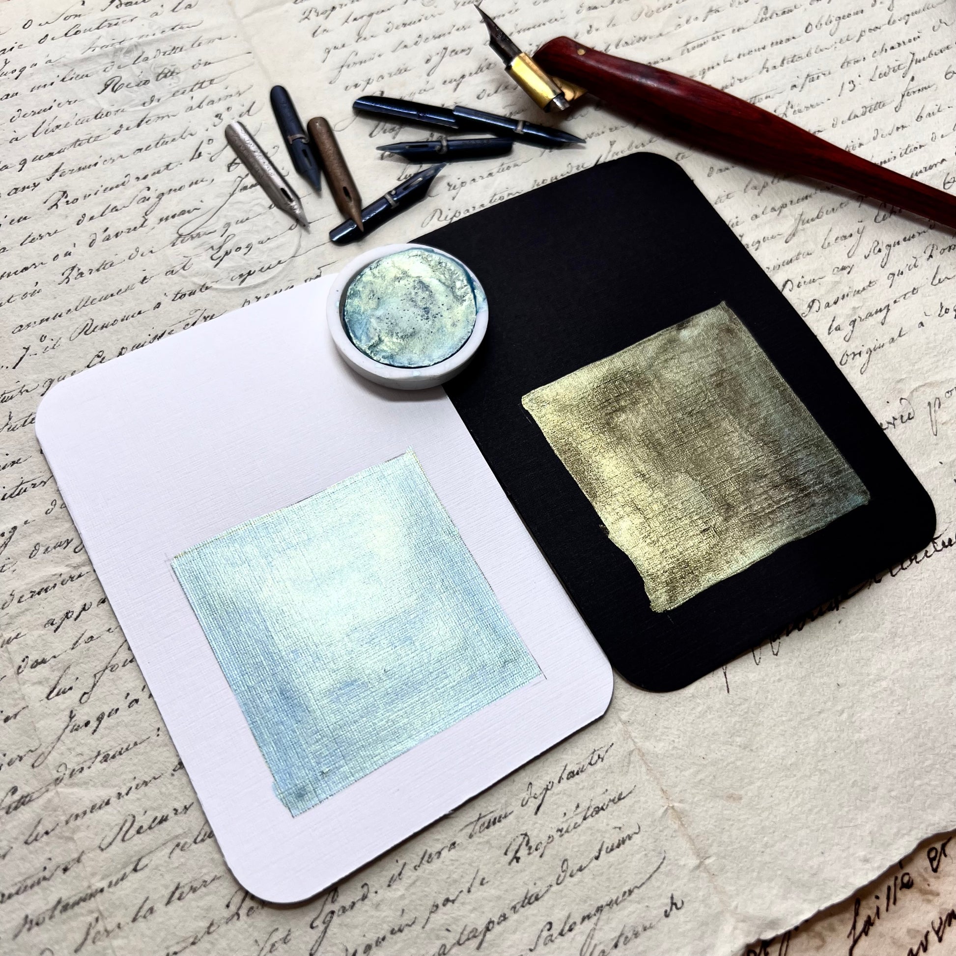 Blue gold multi-shaded - Oriandcalli