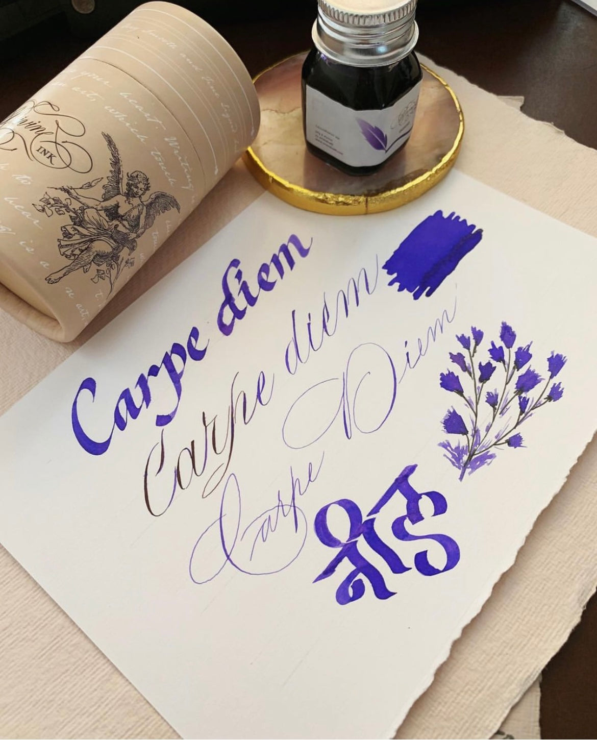 Indigo ink - Oriandcalli