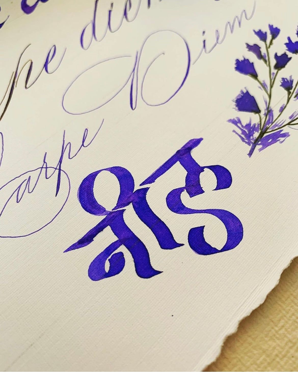 Indigo ink - Oriandcalli