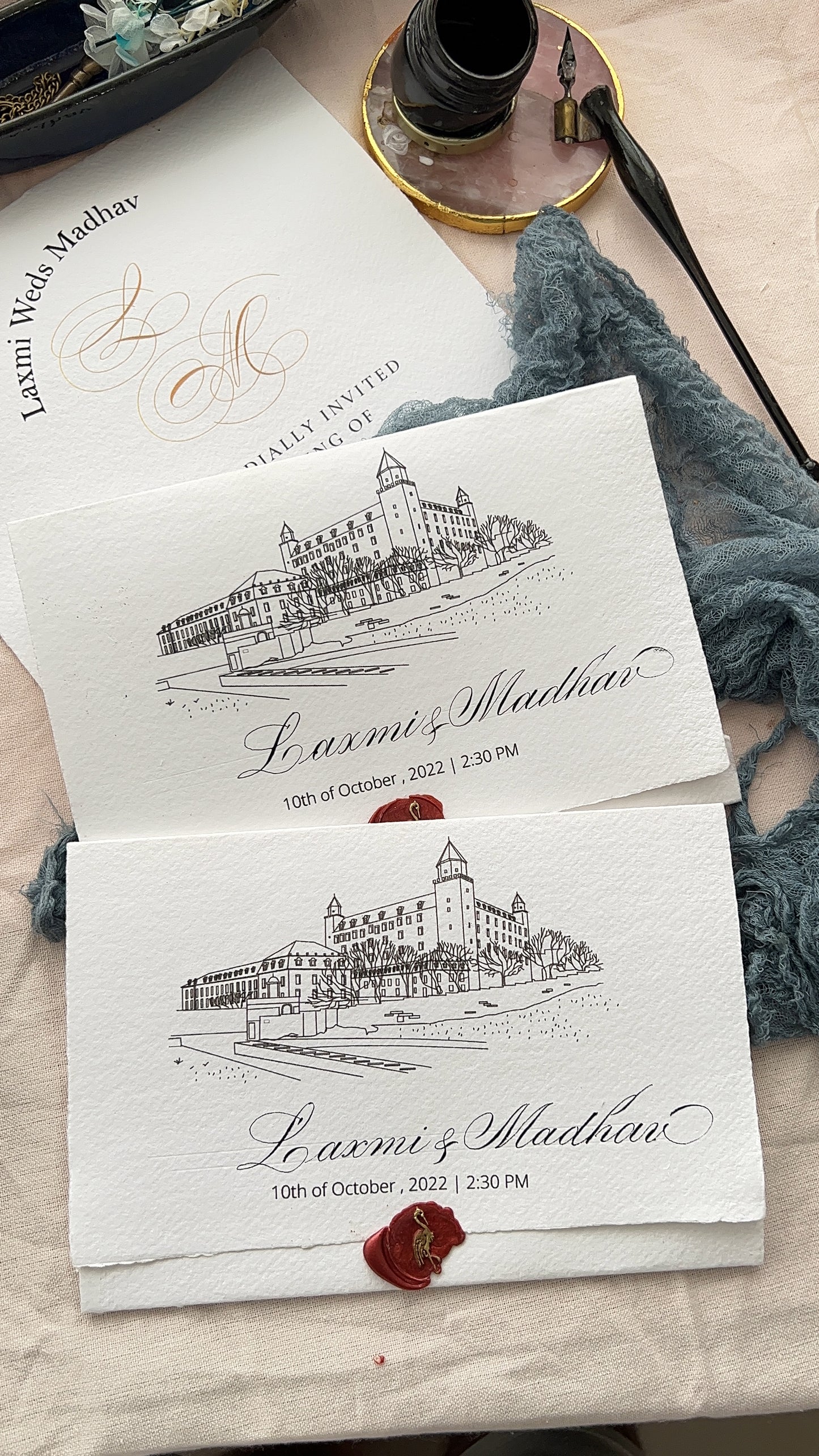 Deckled edge paper set - Oriandcalli