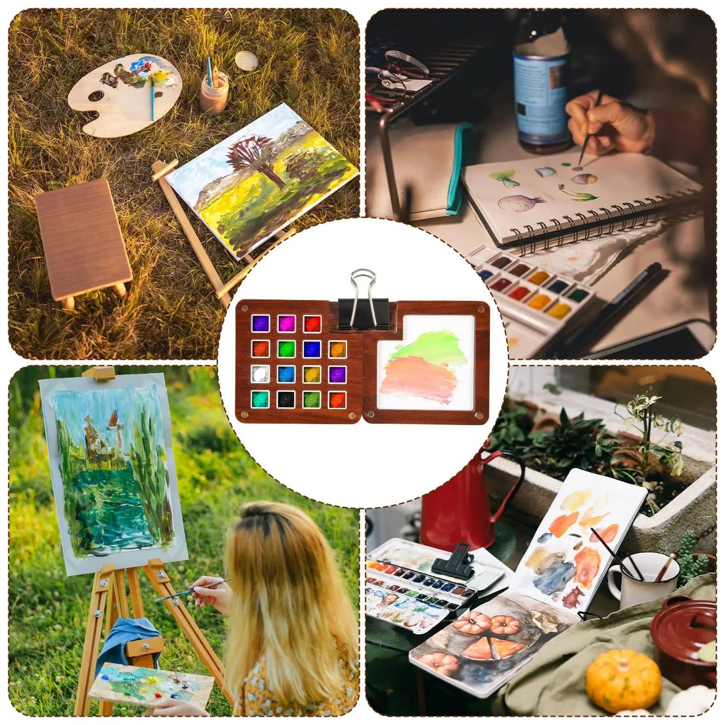 Watercolour Portable Palette - Oriandcalli