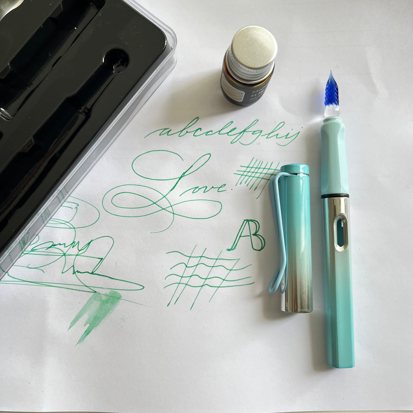 Glass pen set - Oriandcalli