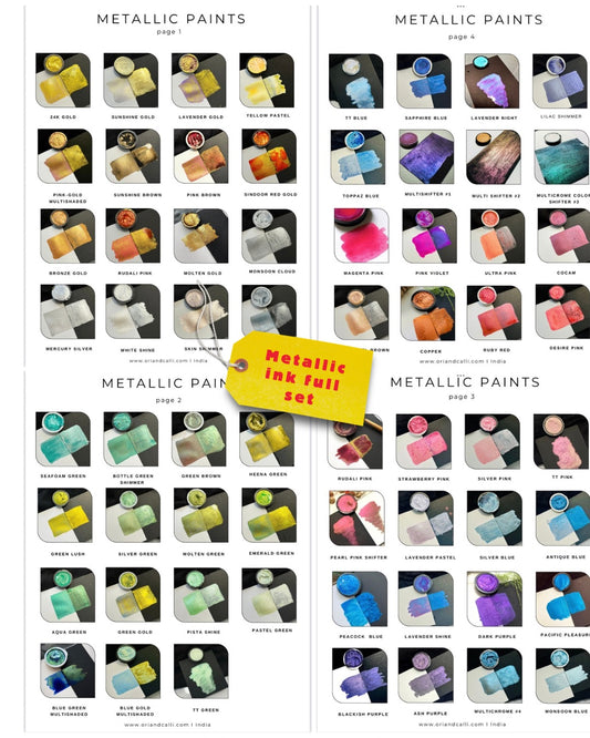 Metallic paint full set - Oriandcalli