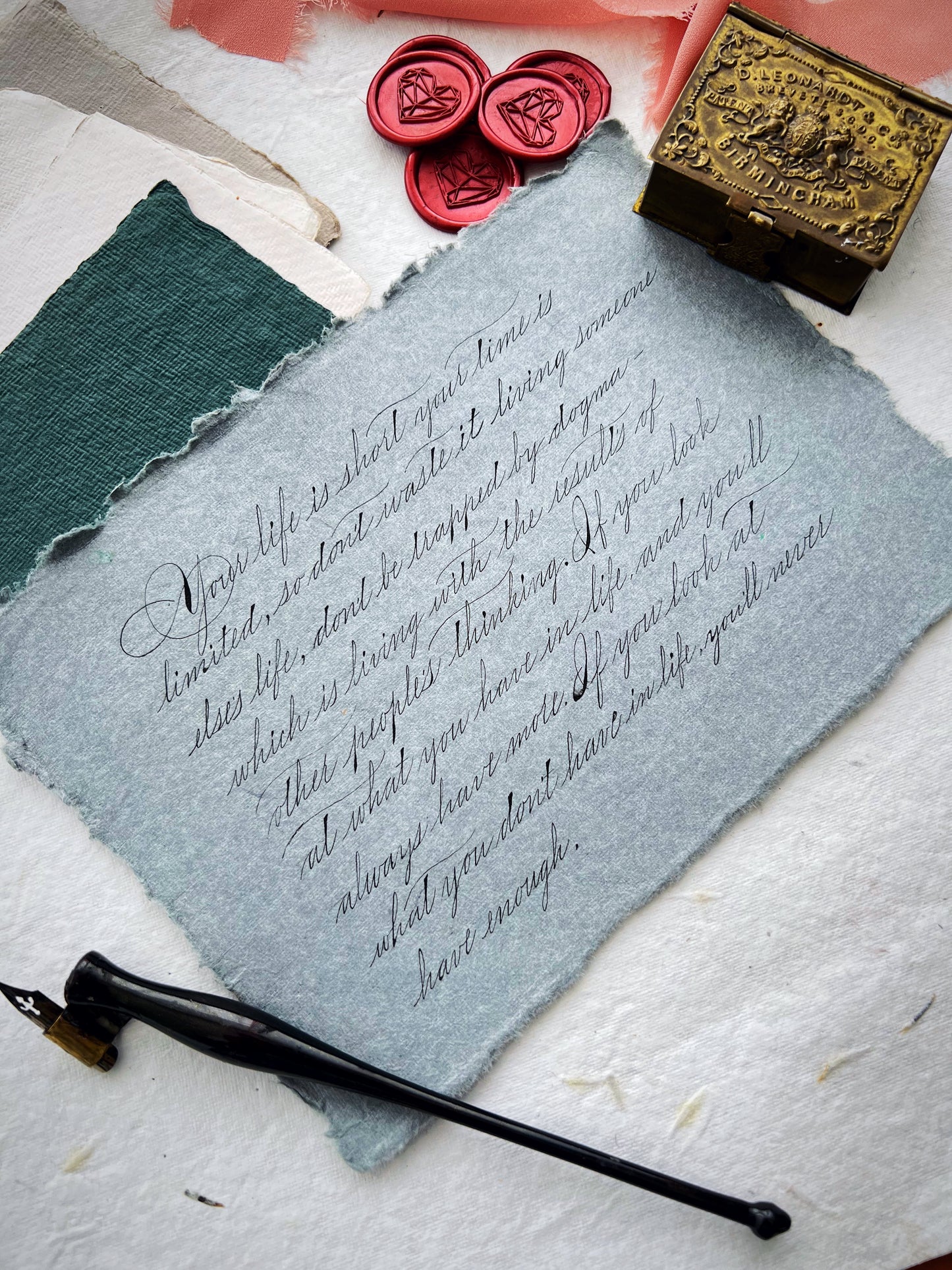 Deckled edge paper set - Oriandcalli