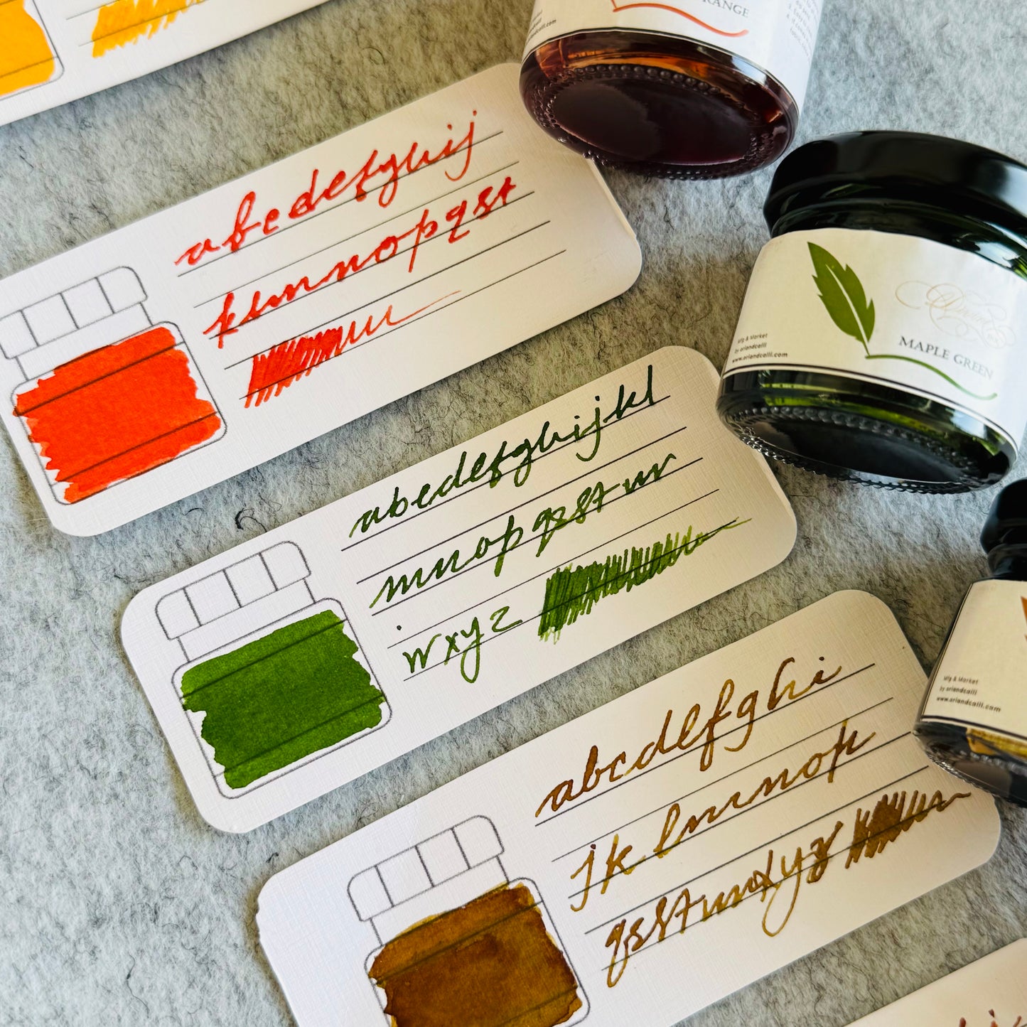 Fountain pen ink- 2 - Oriandcalli