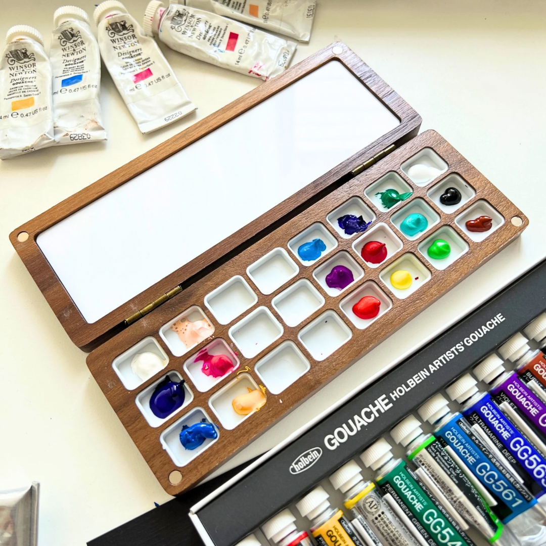 Watercolour empty palette - Oriandcalli