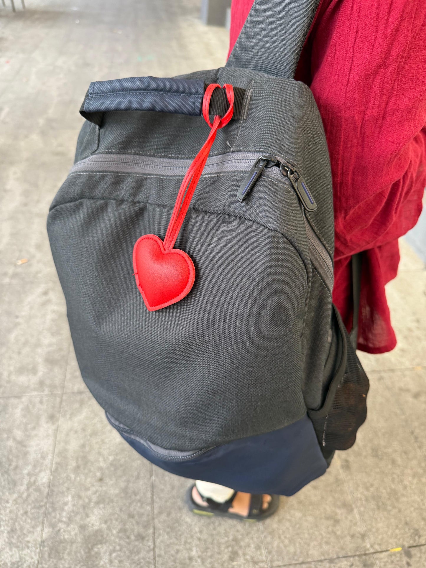 Heart shaped travel tag - Oriandcalli