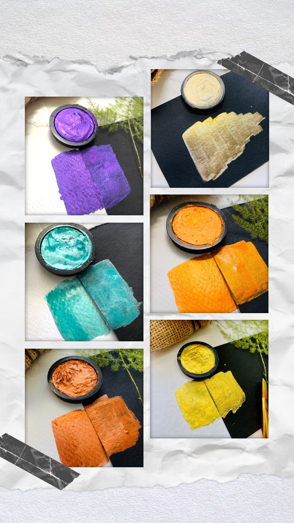 Metallic ink budget set - Oriandcalli