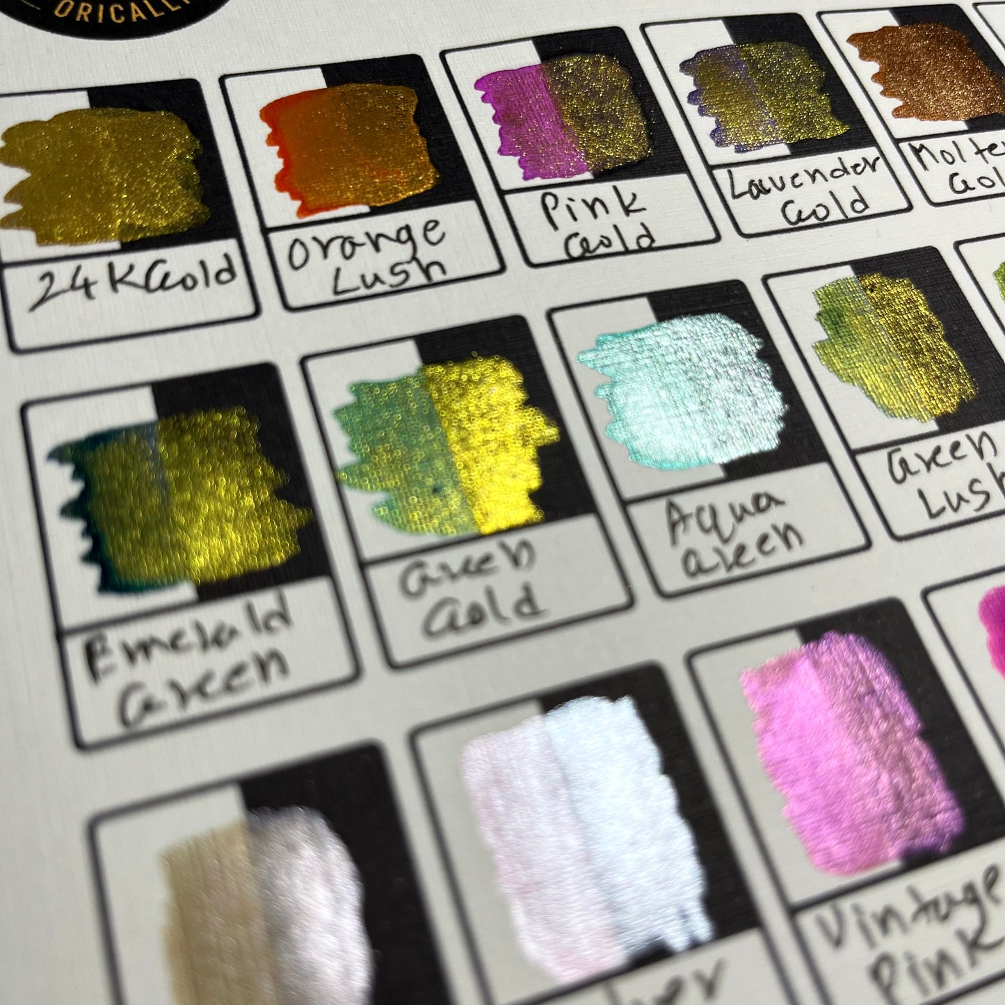 Metallic paint set - Oriandcalli