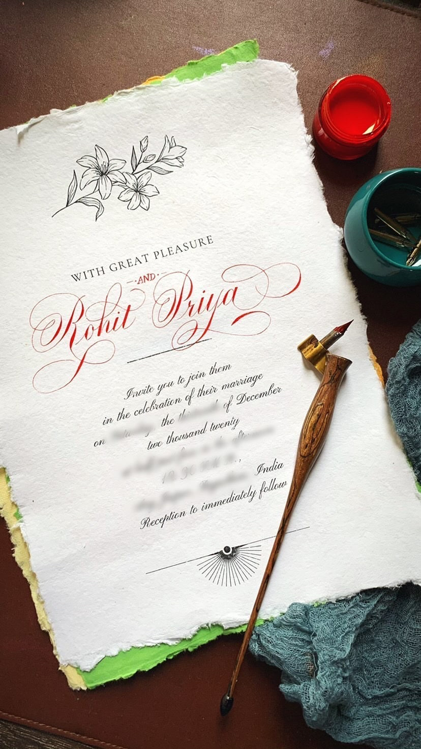 Deckled edge paper set - Oriandcalli