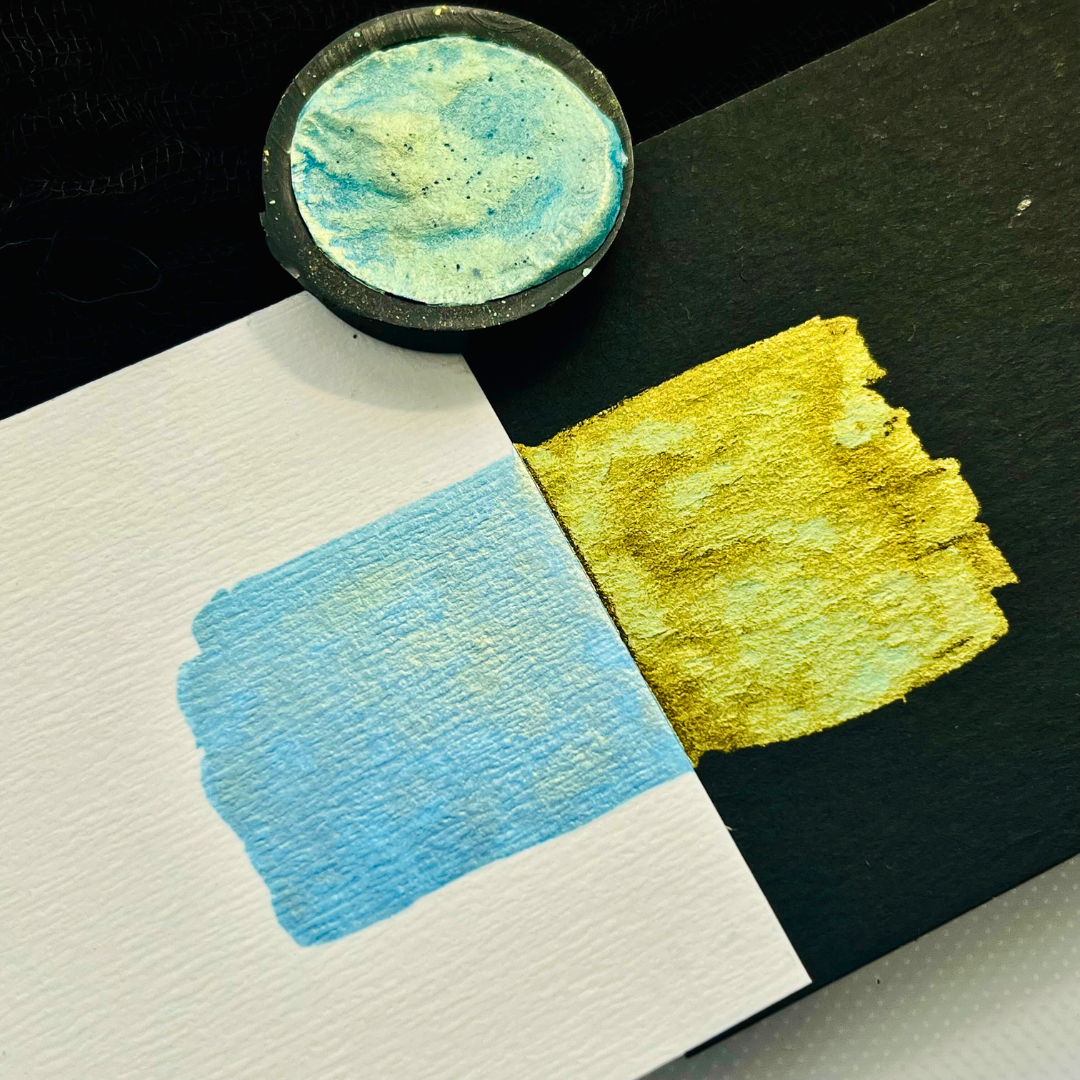 Blue gold multi-shaded - Oriandcalli