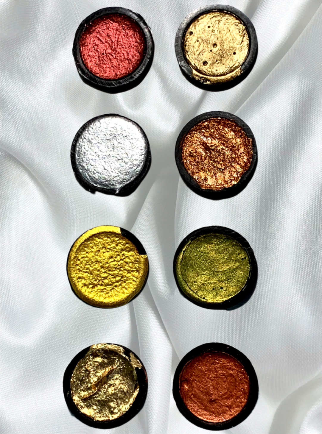 set of metallic inks