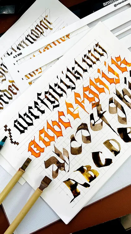 Gothic stencil set