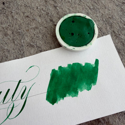 Watercolor green palette