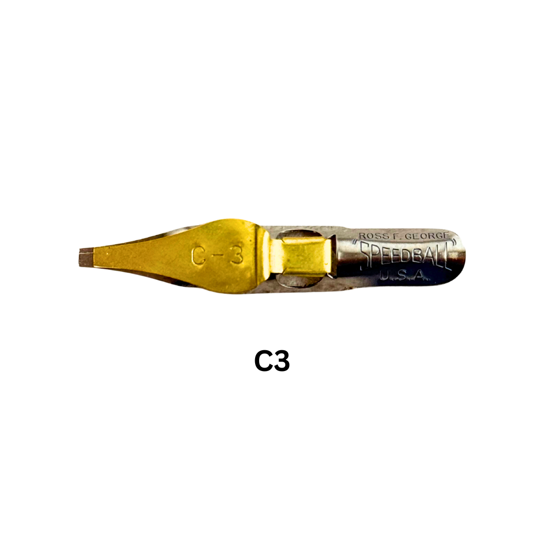 speedball C-series Broad edge nibs