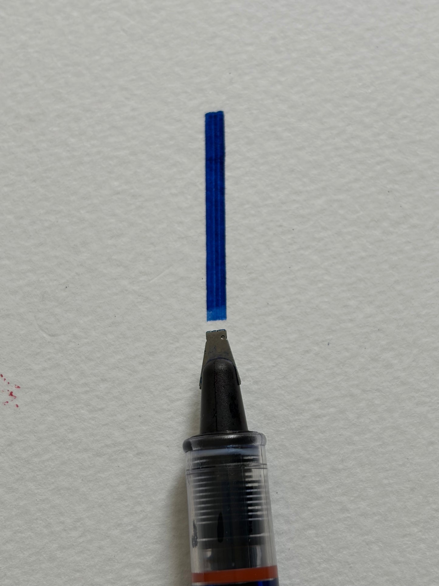 Flat tip pens