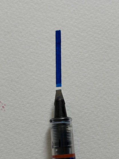 Flat tip pens