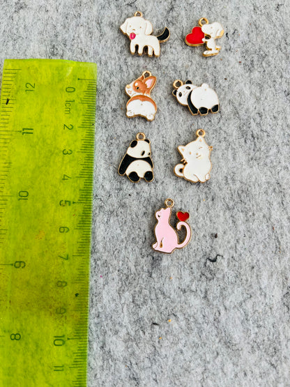 Metal charm set 1