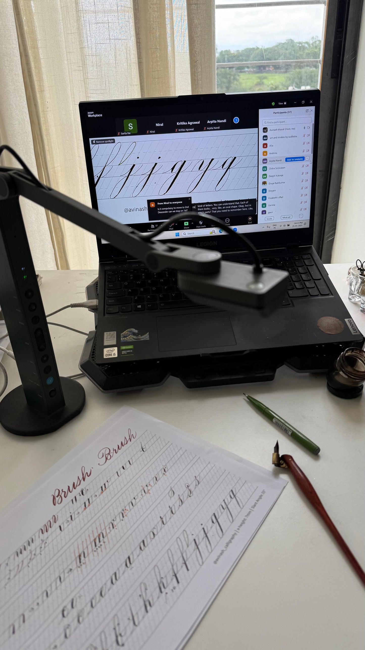 Copperplate Calligraphy Workshop - Oriandcalli