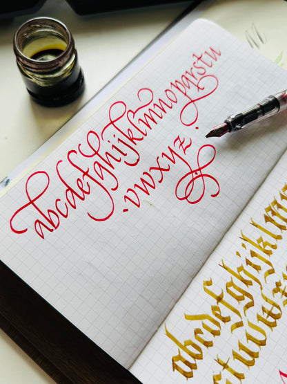 Calligraphy cut nib pen set