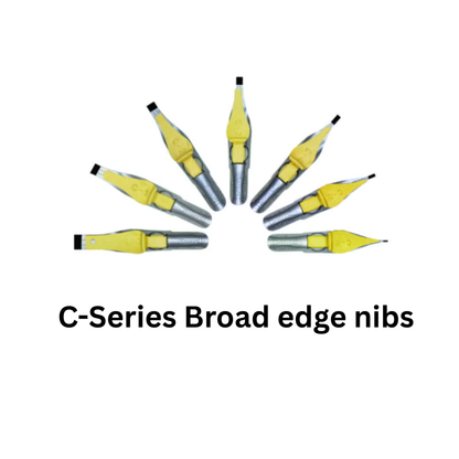 speedball C-series Broad edge nibs
