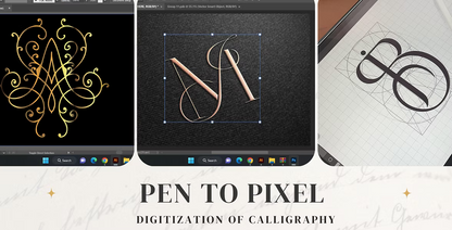 Digitization of calligraphy  (Pre- recorded, Self-paced) - Oriandcalli