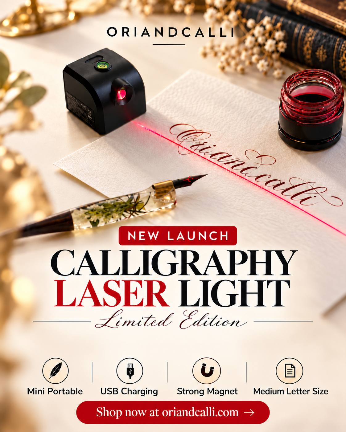 Calligraphy Laser Liner
