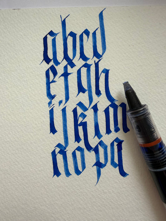 Flat tip pens