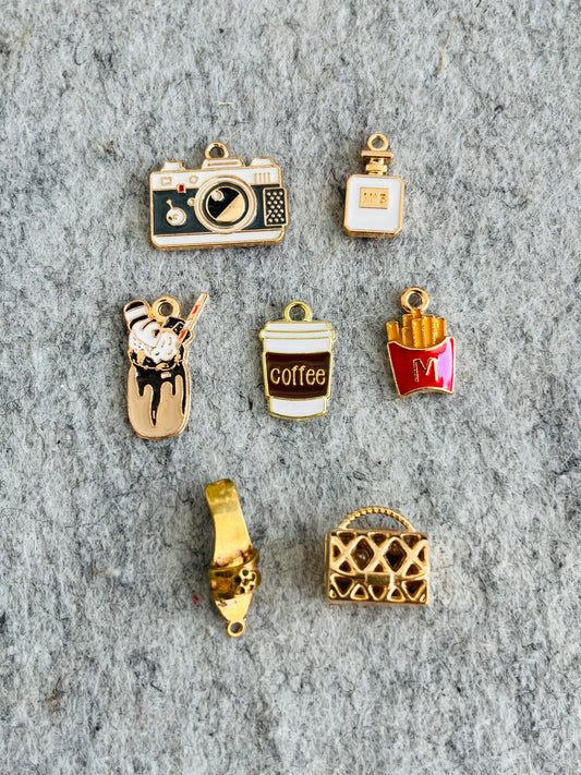 Metal charm set- 3