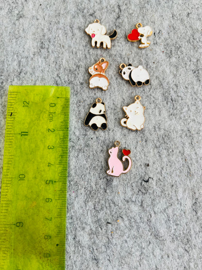 Metal charm set 1