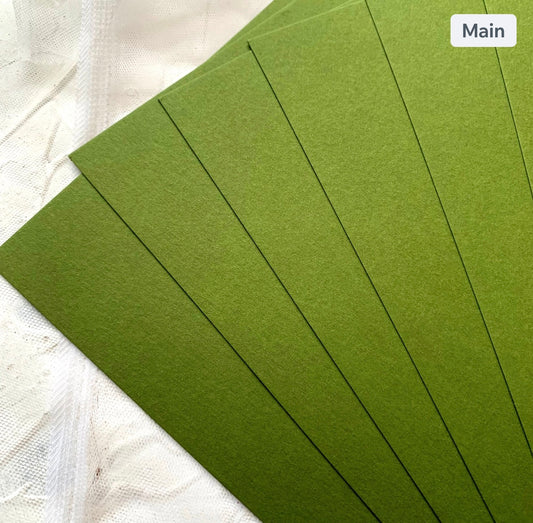 Olive green paper
