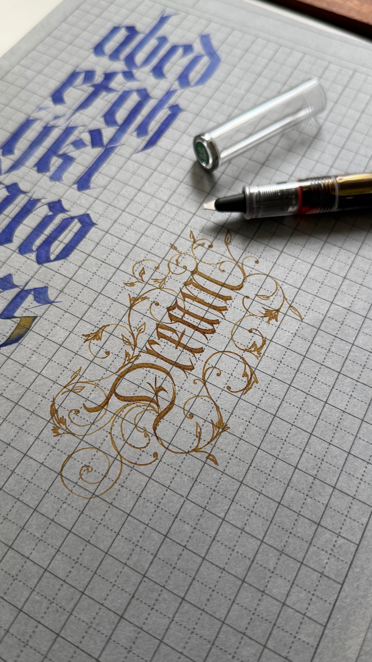 Flat tip pens