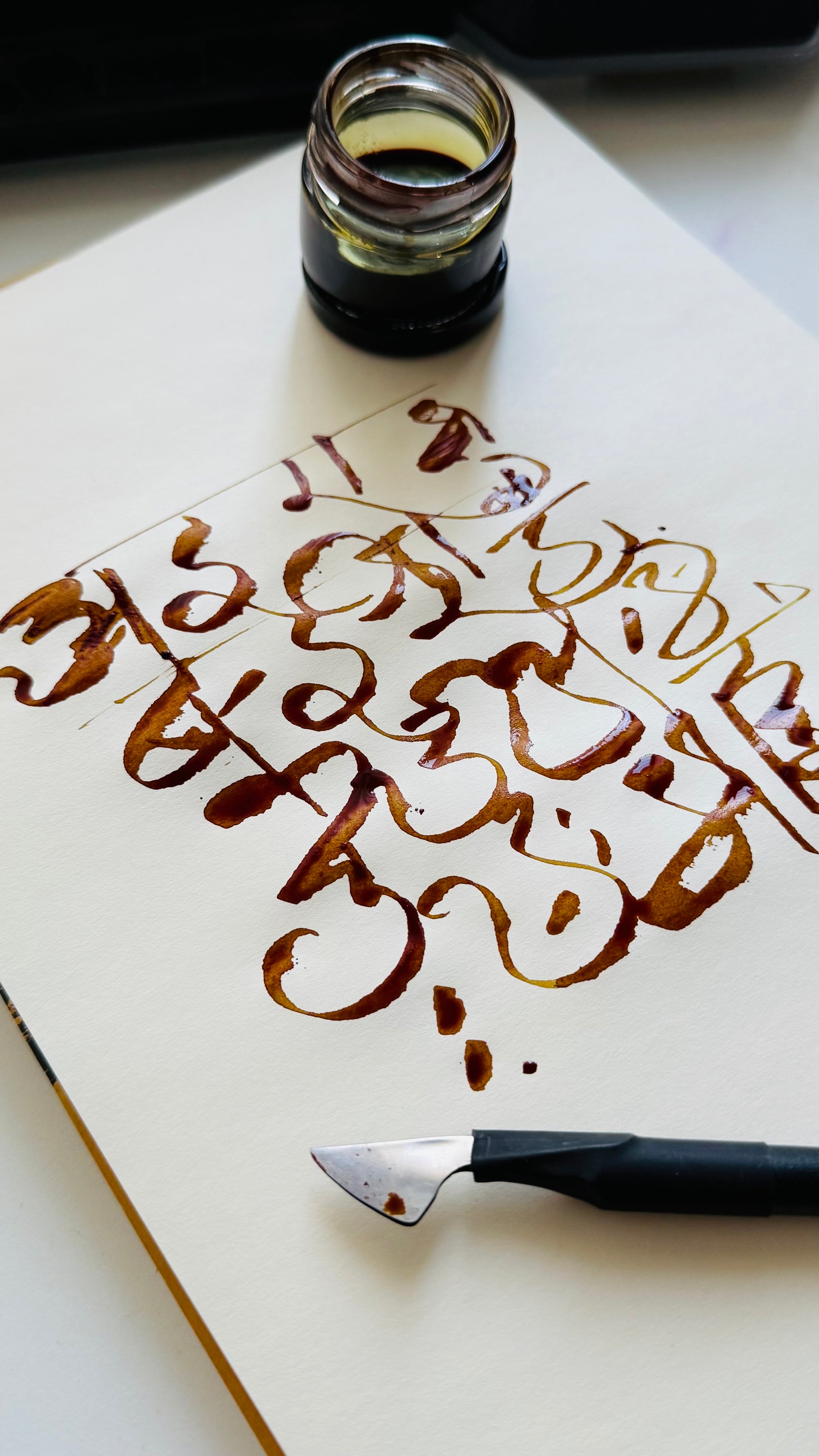 Fountain pen ink- 2 - Oriandcalli