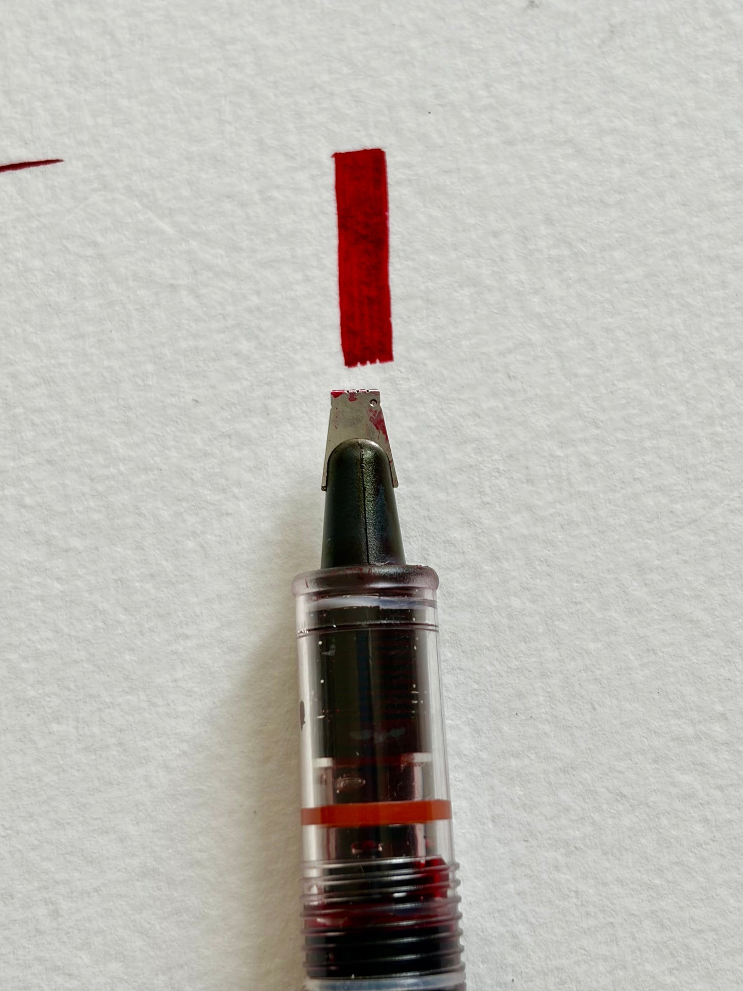 Flat tip pens