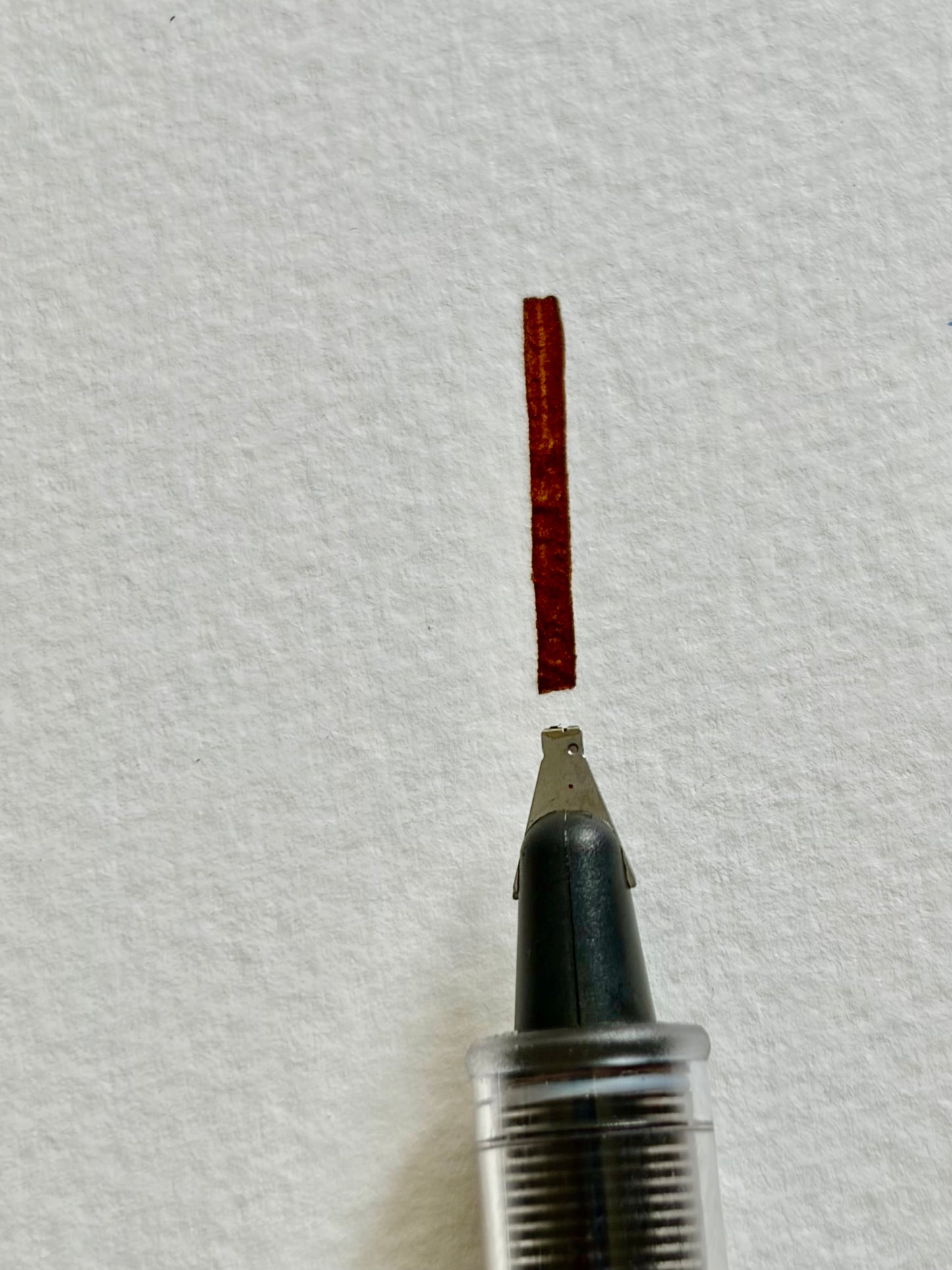 Flat tip pens